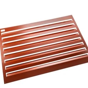 Achterplaat Evolar omkasting vrijstaand Brick Red