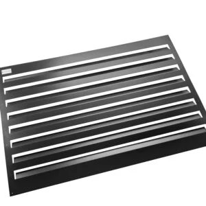 Achterplaat Evolar omkasting vrijstaand black